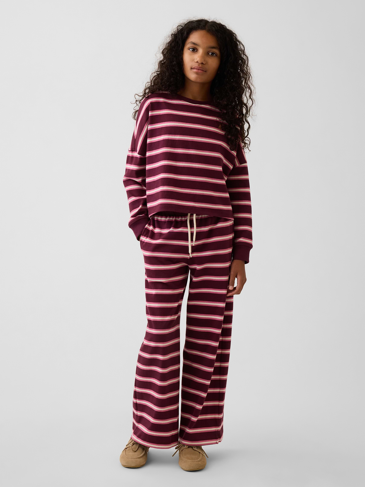Kids Heavyweight Wide-Leg Pants