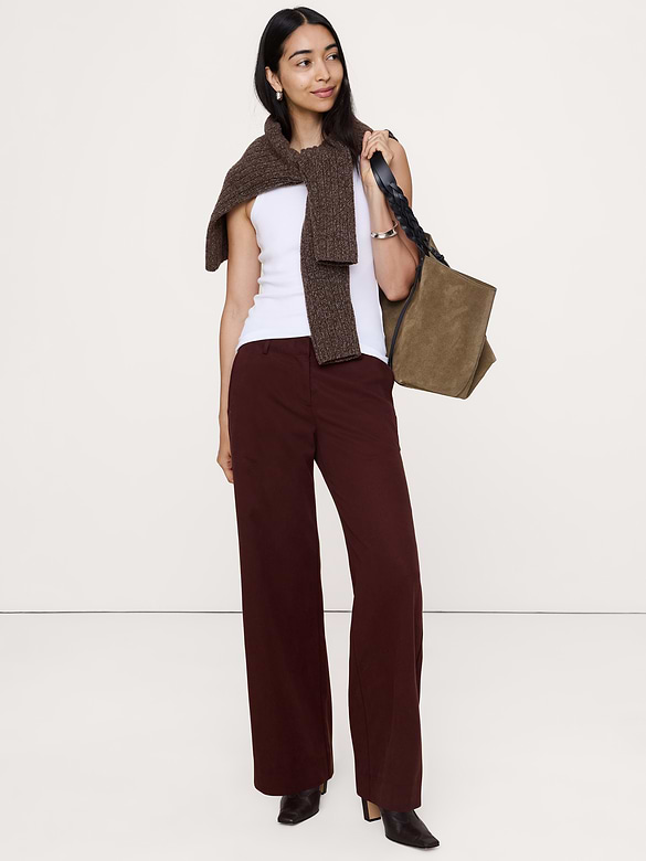 The Everyday Wide-Leg Pant in Tencel™-Cotton