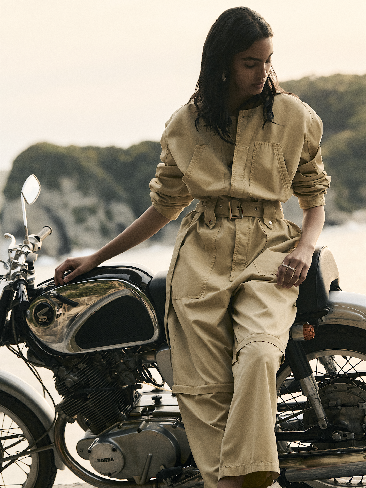 Image number 5 showing, Oversized Cotton Twill Utility Jumpsuit