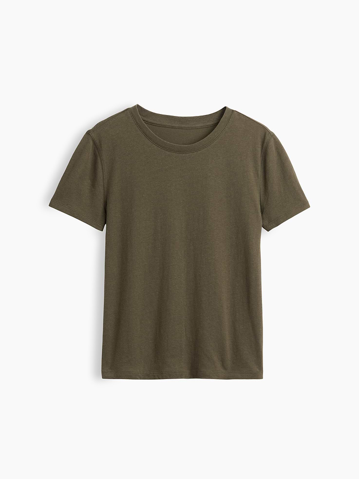 Image number 1 showing, 100% Cotton Authentic Shrunken T-Shirt