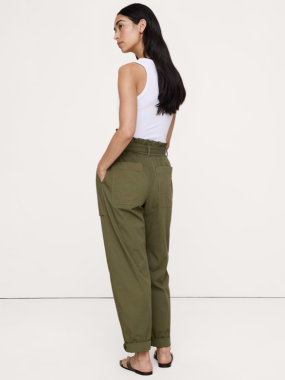 Ripstop Cotton Paperbag Pant