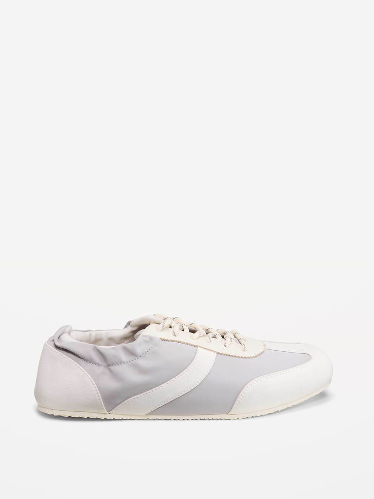 Image number 3 showing, Ruched Lace-Up Sneakers for Women