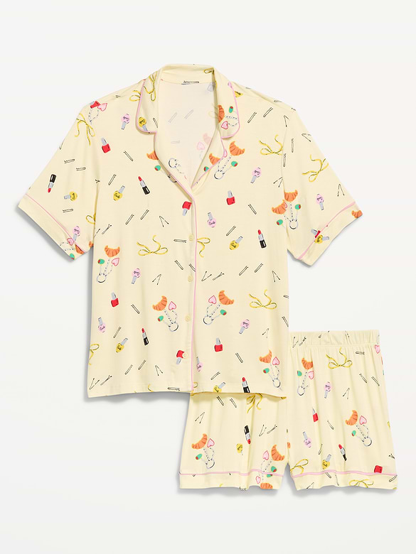 Sunday Sleep Knit Jersey Short Set