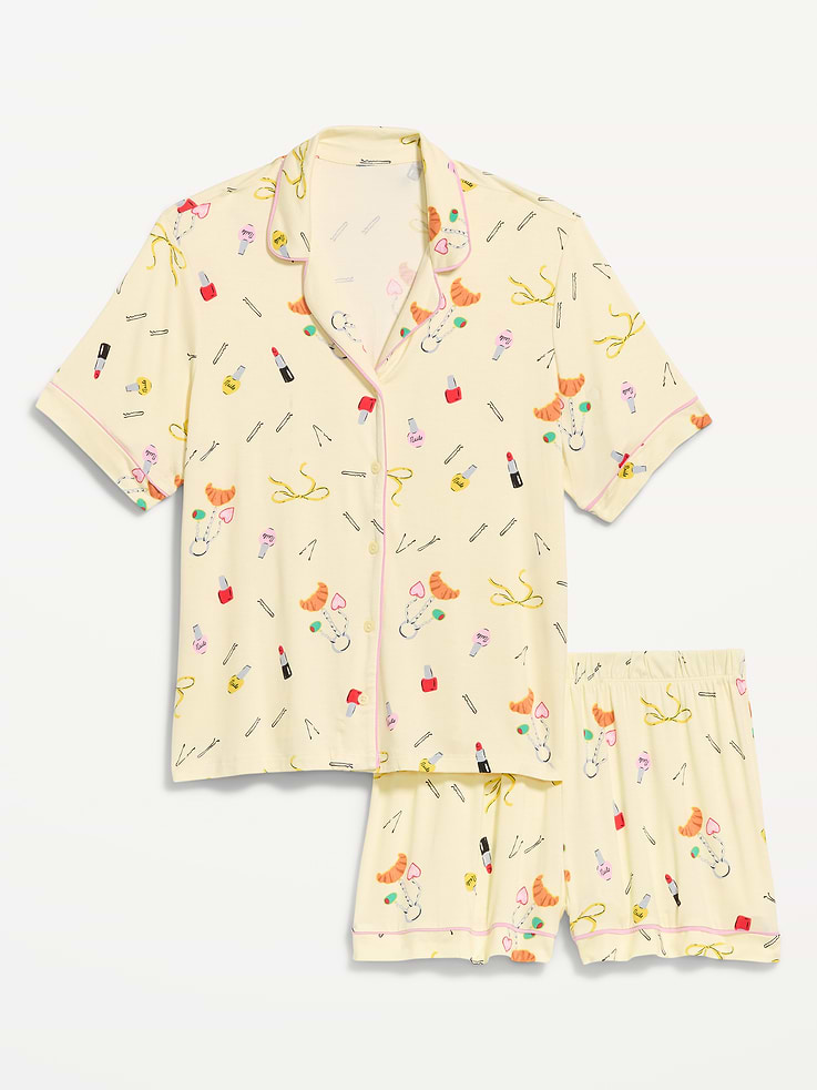 Image number 2 showing, Sunday Sleep Knit Jersey Short Set