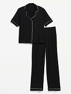 L'image numéro 3 présente Ensemble pantalon en tricot de jersey Grasse matinée