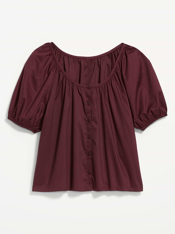 Airy Button-Down Top
