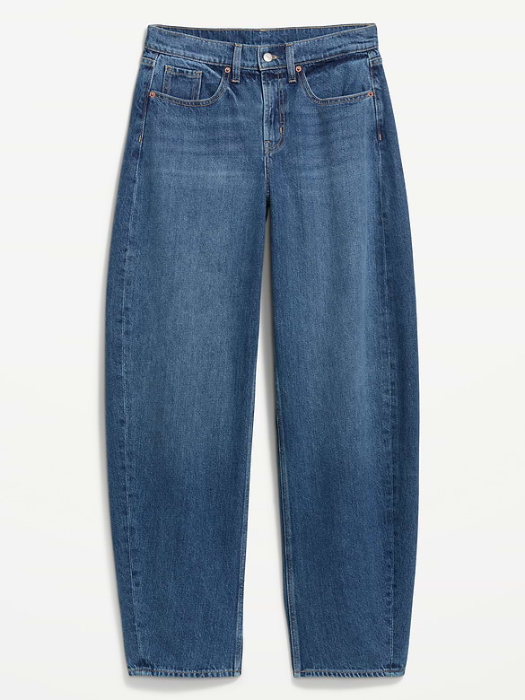 The Arc Mid-Rise Barrel Jeans