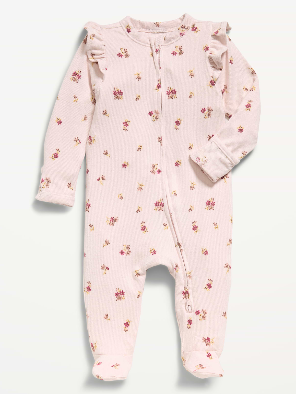 Image number 1 showing, 2-Way-Zip Sleep & Play Footed One-Piece for Baby