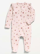 Image number 1 showing, 2-Way-Zip Sleep & Play Footed One-Piece for Baby
