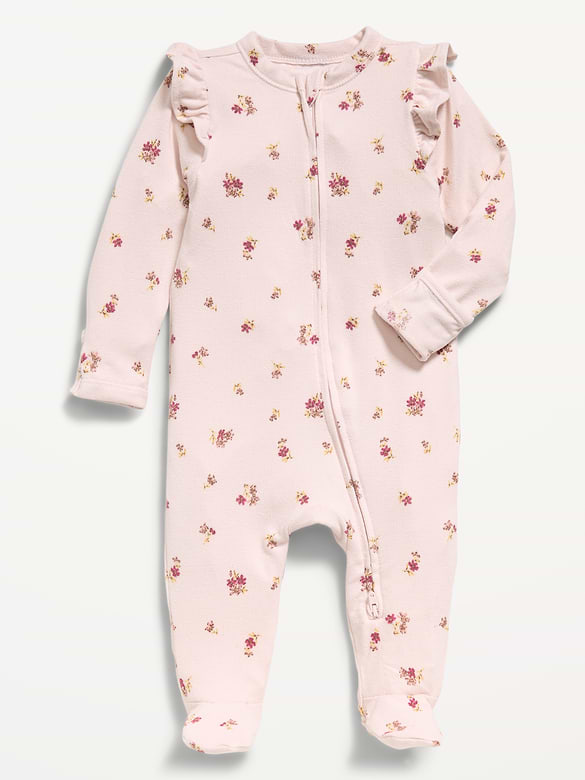 SoftMode 2-Way-Zip Sleep & Play Footed One-Piece for Baby