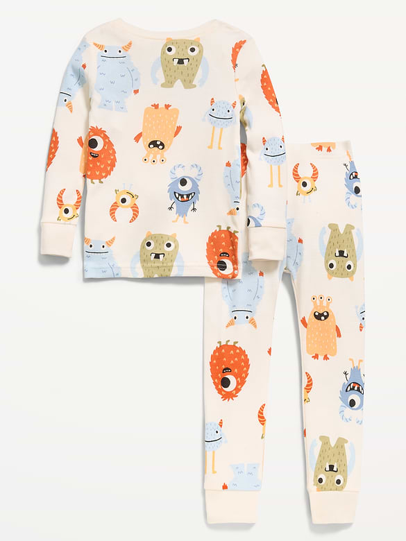 Unisex Snug-Fit Pajama Set for Toddler & Baby