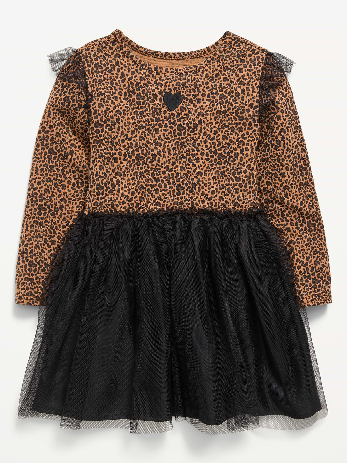 L'image numéro 2 présente Robe tutu ajustée et évasée à manches longues pour toute-petite