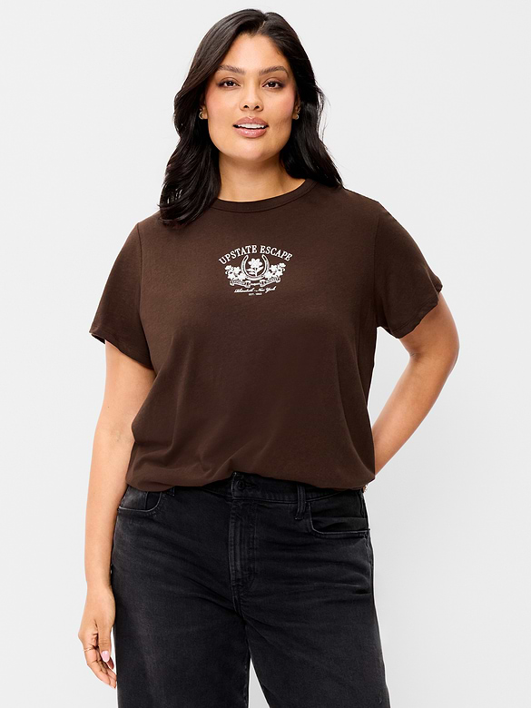 EveryWear Crew-Neck Graphic T-Shirt