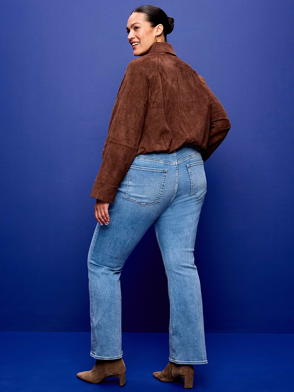 Low-Rise Boot-Cut Jeans