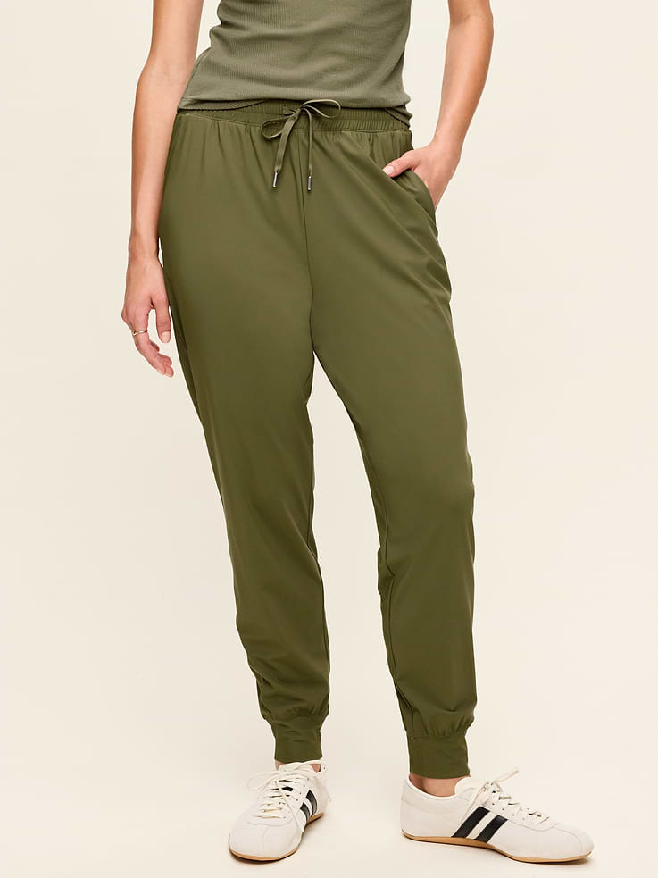 Image number 1 showing, High-Waisted SleekTech Joggers