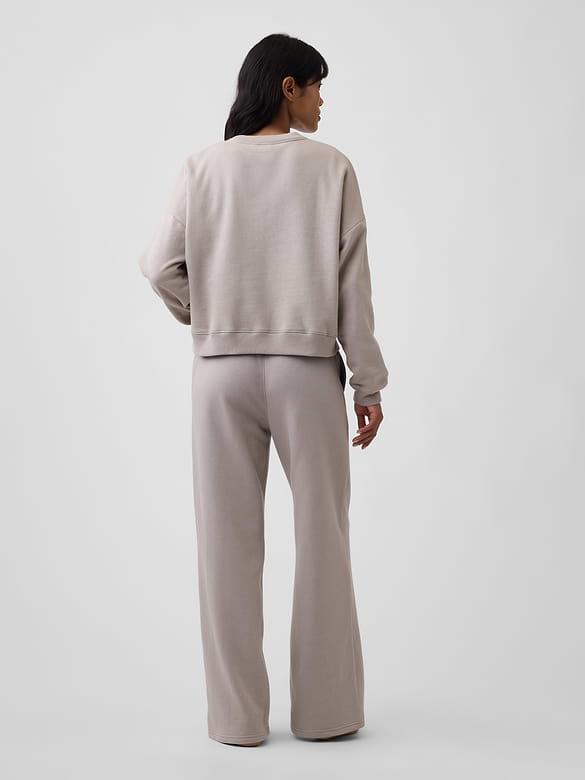 Relaxed Straight-Leg Sweatpants