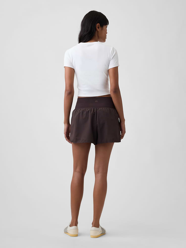Image 2 of 5, GapFit Studio Recycled 3" Pull-On Shorts