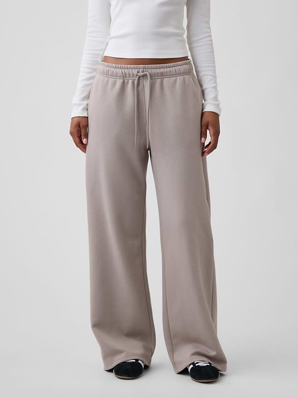 Relaxed Straight-Leg Sweatpants