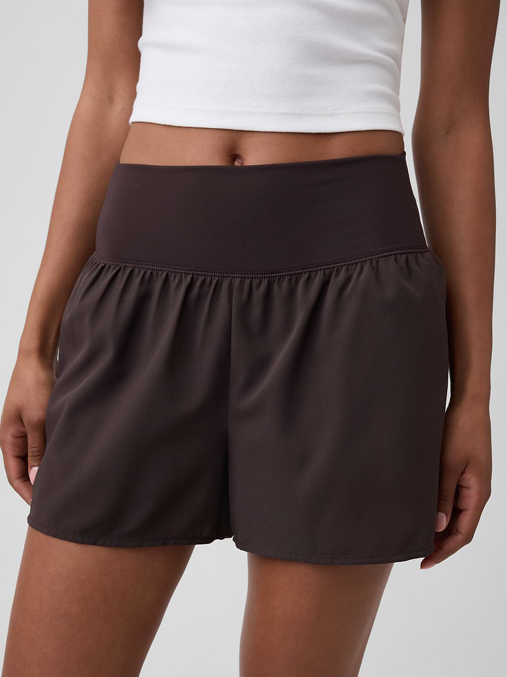 Image 4 of 5, GapFit Studio Recycled 3" Pull-On Shorts
