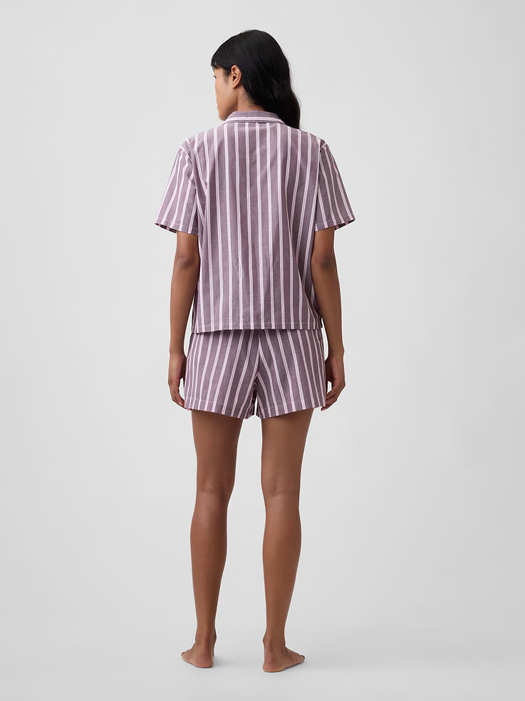 Image number 2 showing, Poplin PJ Shorts