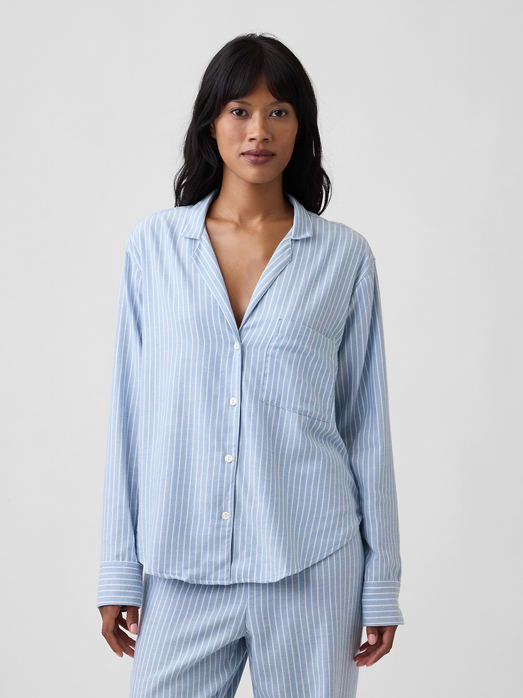 Image number 1 showing, Flannel PJ Shirt