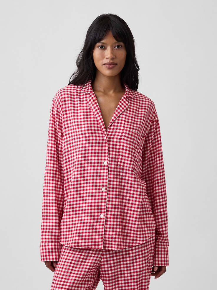 Image number 1 showing, Flannel PJ Shirt