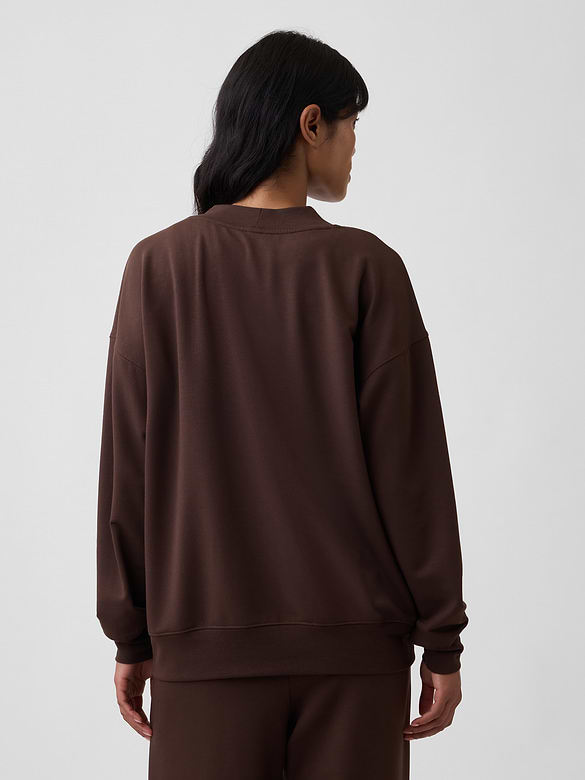 CloudLight Oversized V-Neck Sweatshirt
