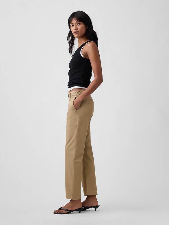 Mid Rise Downtown Khakis