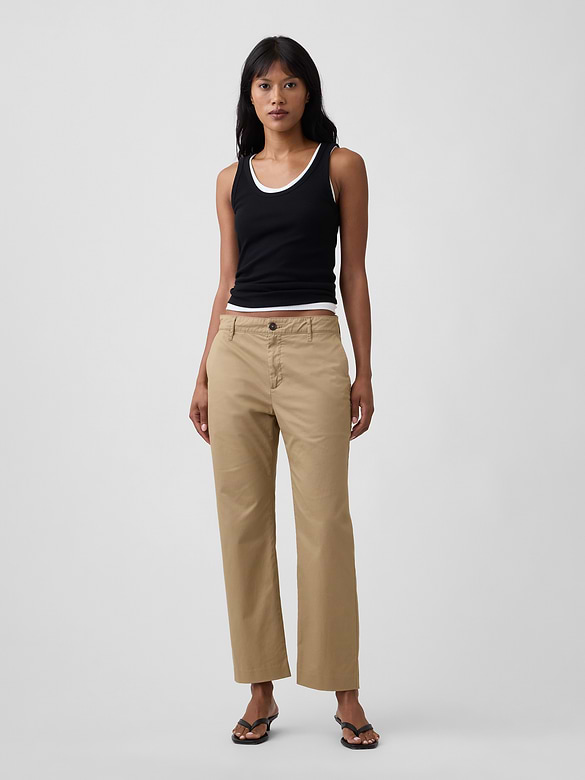 Mid Rise Downtown Khakis