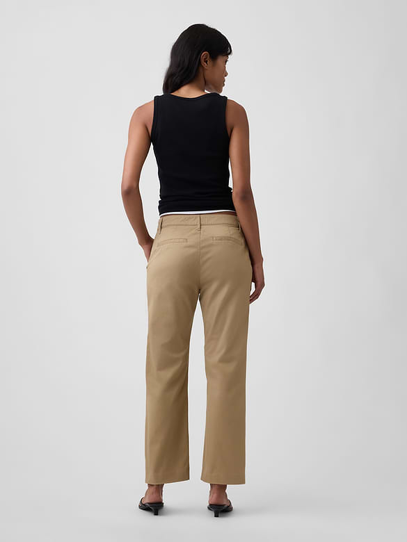 Mid Rise Downtown Khakis