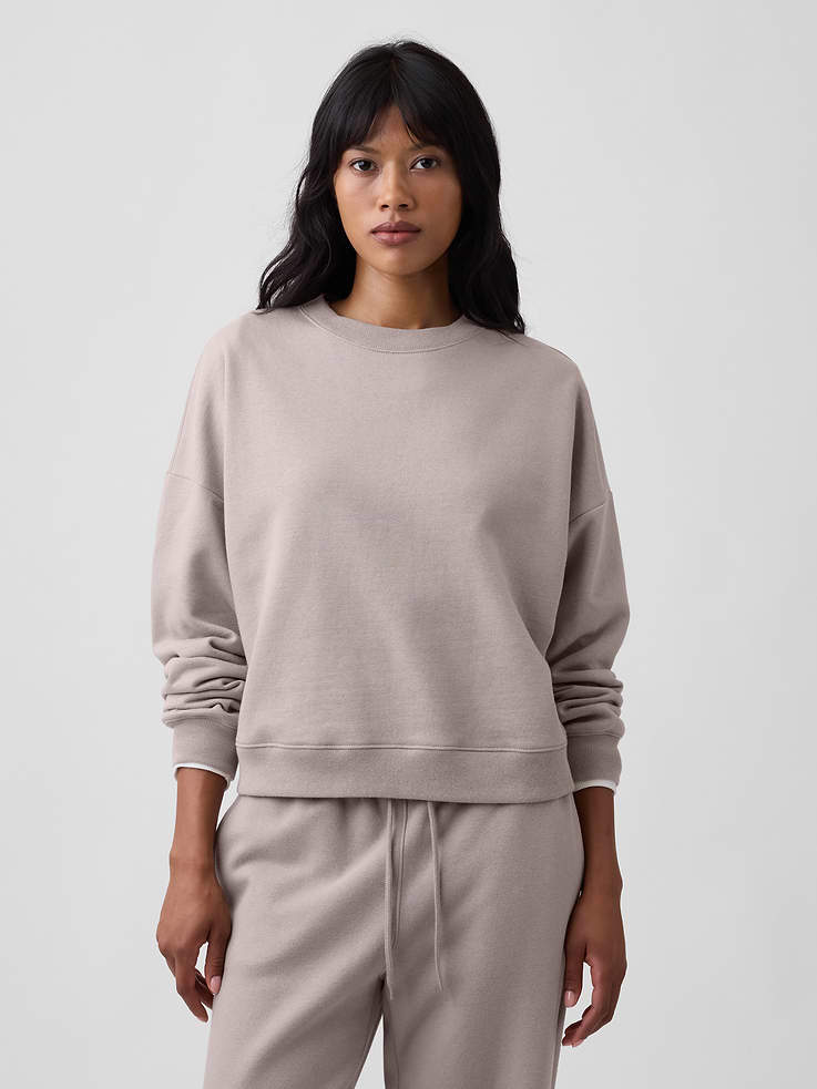 Image number 1 showing, Relaxed Wedge Crewneck Sweatshirt