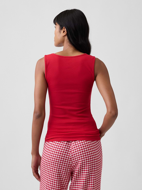 Gap Logo Ribbed Tank Top