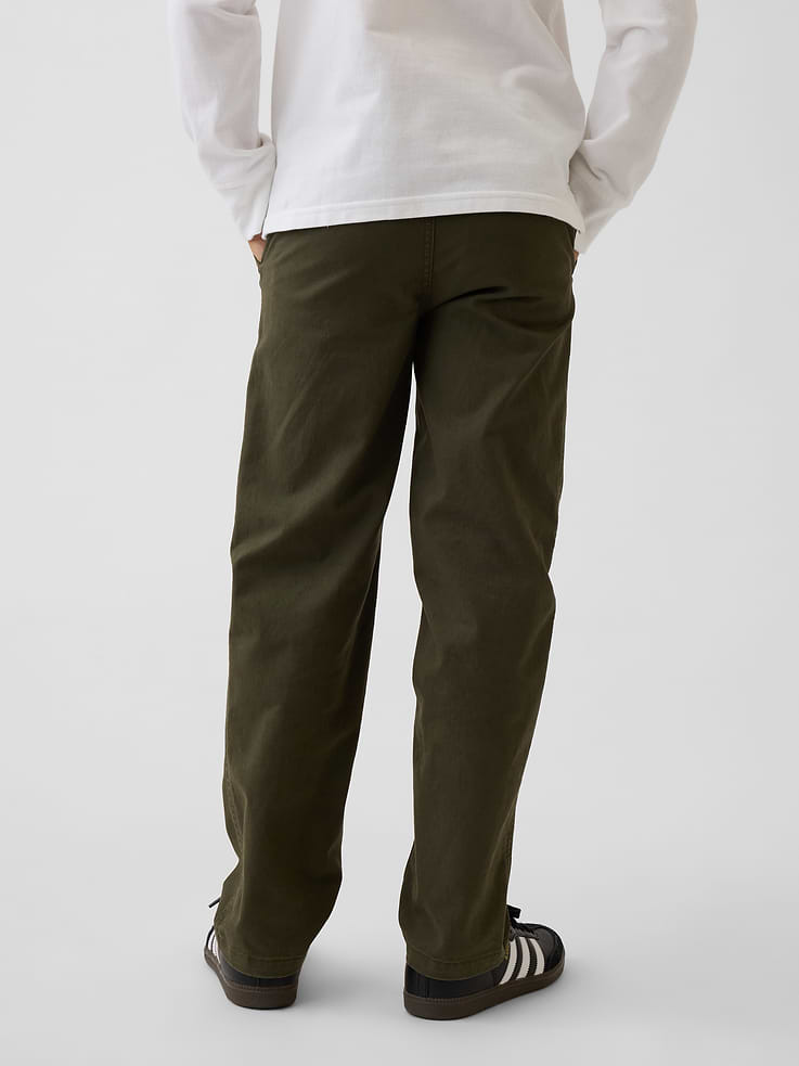Image number 4 showing, Kids Modern Uniform Loose Khakis