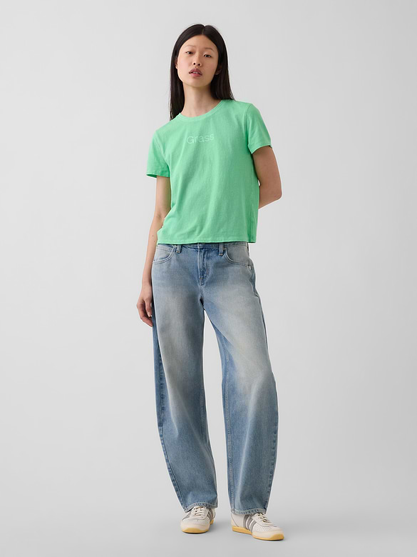 100% Cotton Authentic Shrunken Graphic T-Shirt