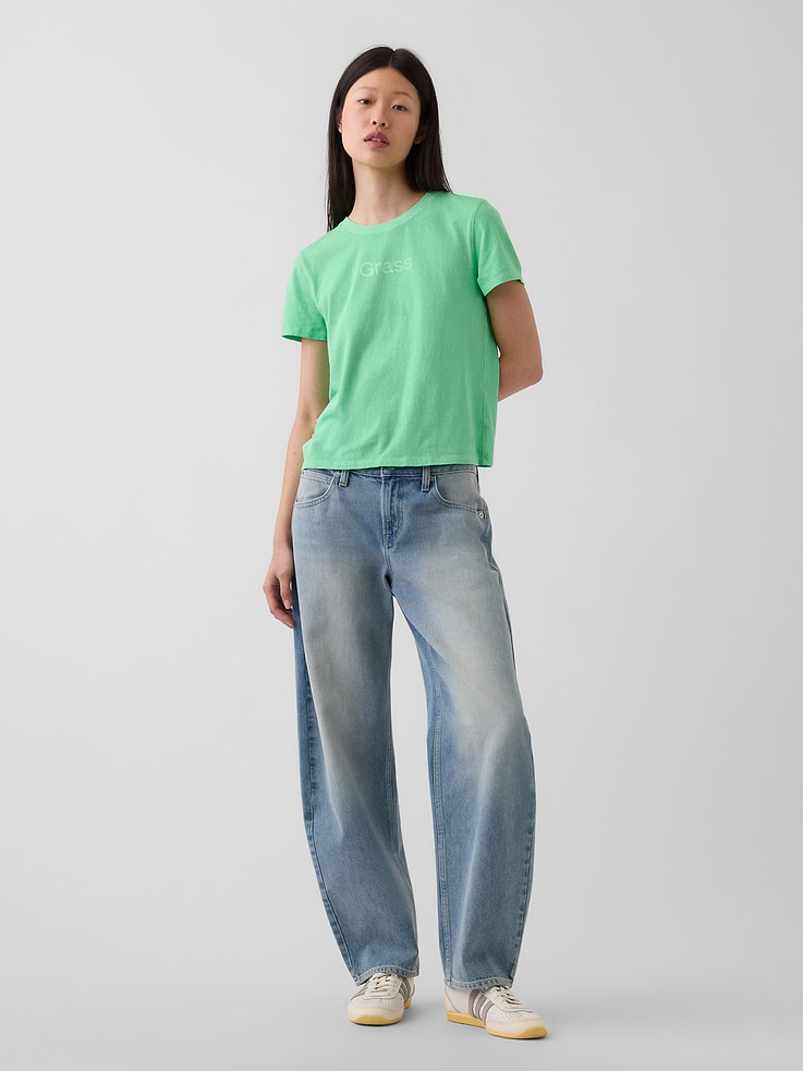 Image number 2 showing, 100% Cotton Authentic Shrunken Graphic T-Shirt