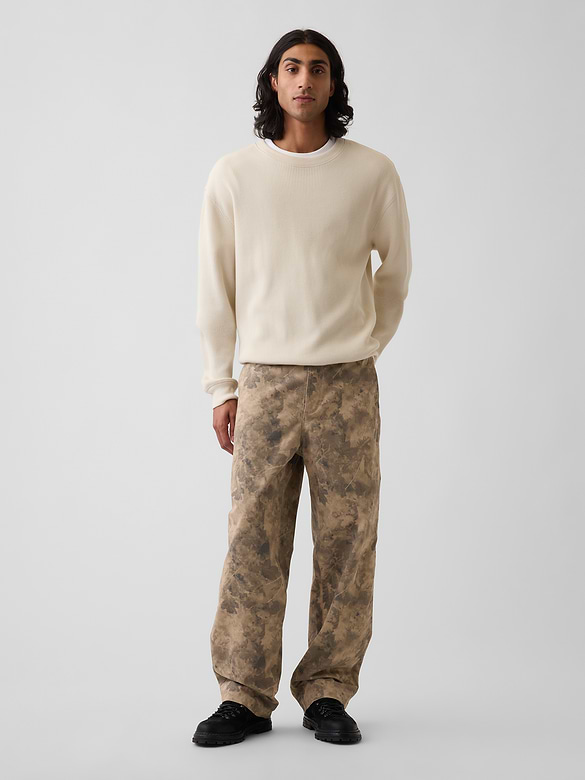 Heavyweight Twill Baggy Khakis