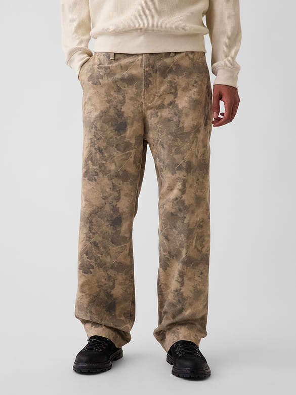 Heavyweight Twill Baggy Khakis
