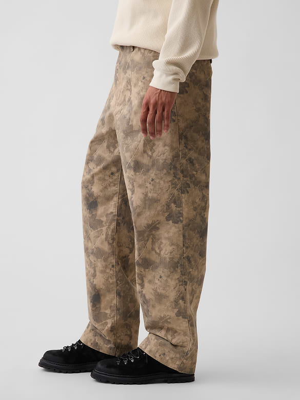 Heavyweight Twill Baggy Khakis
