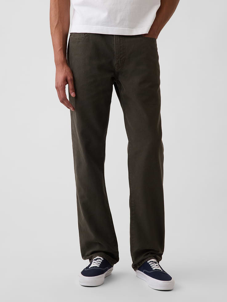 Image number 2 showing, Canvas Relaxed Straight Jeans