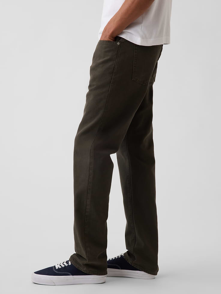 Image number 3 showing, Canvas Relaxed Straight Jeans