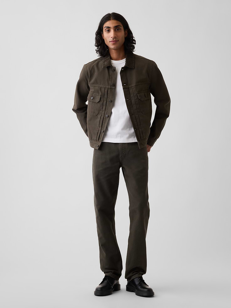 Image number 5 showing, Canvas Relaxed Straight Jeans