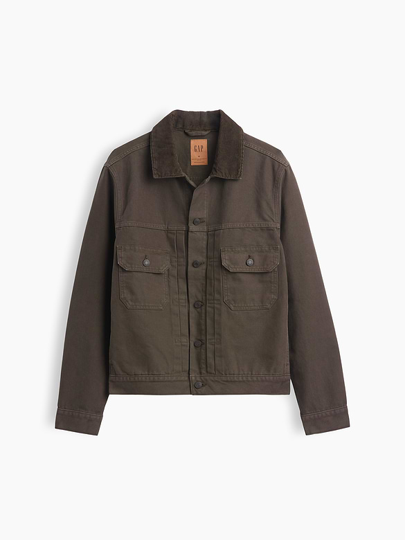 Canvas Denim Trucker Jacket