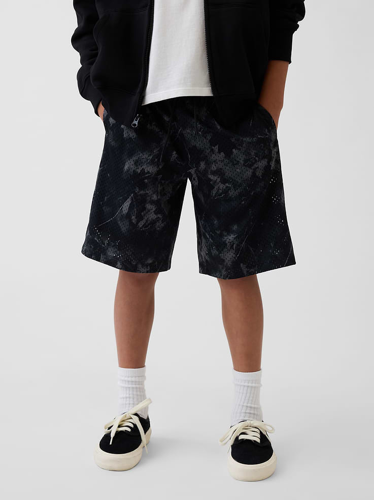 Image number 3 showing, Kids 8" Mesh Active Shorts