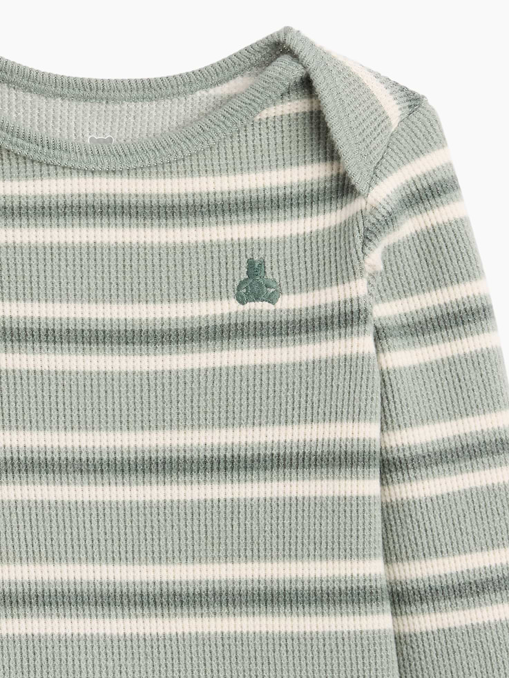 Image number 3 showing, Baby First Favorites Softspun Waffle Bodysuit