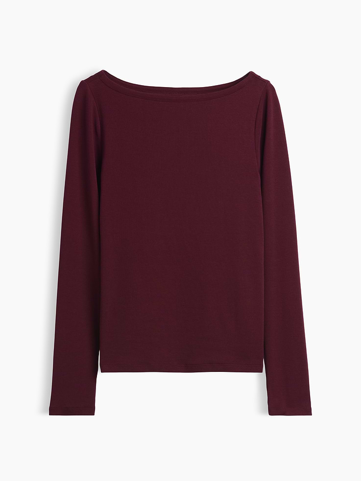 Image number 6 showing, Modern Boatneck T-Shirt