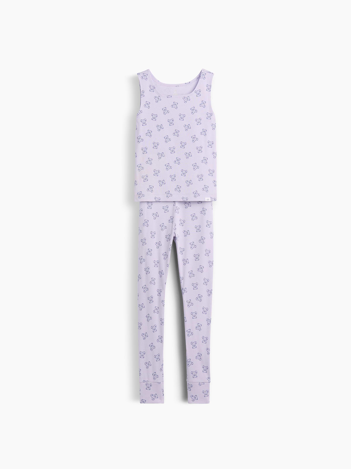 Kids Organic Brushed Cotton Tank & Leggings PJ Set