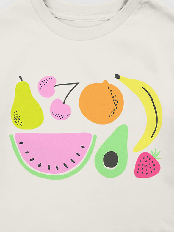 Toddler Fruit Graphic T-Shirt