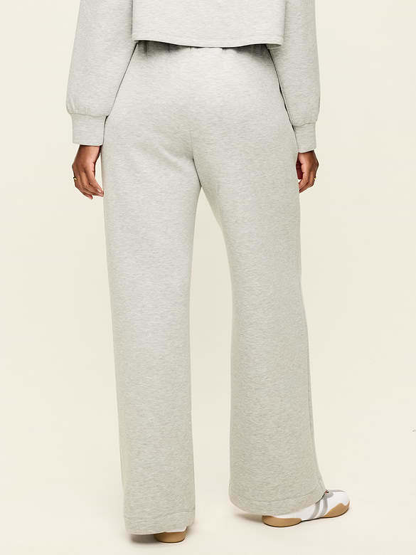 High-Waisted Bounce Fleece Wide-Leg Sweatpants