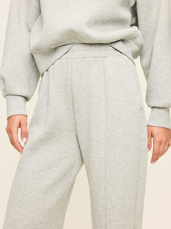 High-Waisted Bounce Fleece Wide-Leg Sweatpants