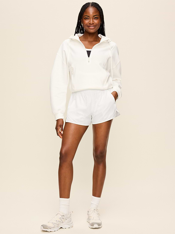 Extra High-Waisted Crinkle Run Shorts -- 3-inch inseam